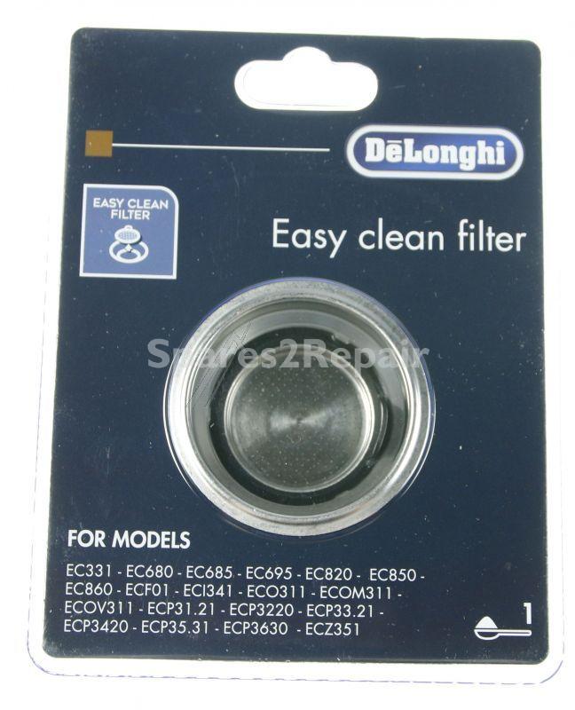 Coffee Filter - Dlsc400 5513280991 Dlsc400 One Cup Easyclean Filter [Delonghi]