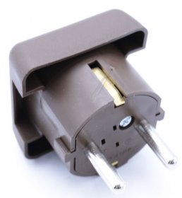 Bachmann Plug 13a - Schuko winkelstecker Braun Flache AusfÜhrung, Montierbar - 911.470