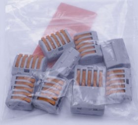 Wago Terminal Strip - 222-415 5-port-terminal Block (0.08-4.0mm² 32a) 10 Pieces | Wago