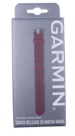 Garmin Wristbands For Smartwatch - 010-11251-1c Garmin Replacement Wristband 20mm Silicone Cherry Red