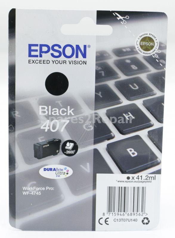 Epson Cartridge - 407 C13t07u140 Tintenpatrone Schwarz 41 2ml