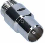 Fuba Coax Plug/f-socket - Ovz 070 Hq Adapter, Coaxial Plug- F-socket
