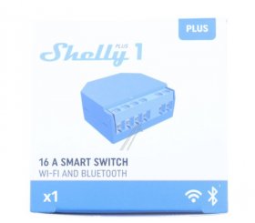 Shelly Actuator - 201817 Plus 1 Relais Max 16a 1 Kanal Wlan Bt