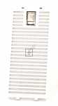 Metal Grease Trap - C00630654 488000630654 Cassette Filter X 124x254 [Whirlpool Indesit]