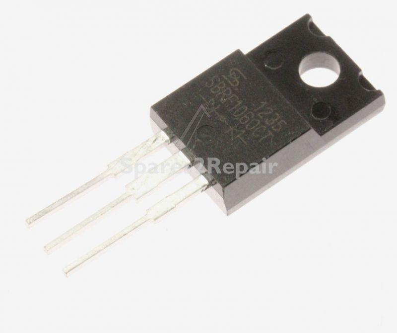 Taiwan Semiconductor Diode - 60v-2x10a Sbrf1060ct Schottky Diode Dual Cc To-220f