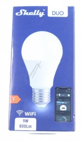 Shelly E27 Led-emitter - 183271 Shelly_duo_e27 Duo E27 Led Lamp Wlan