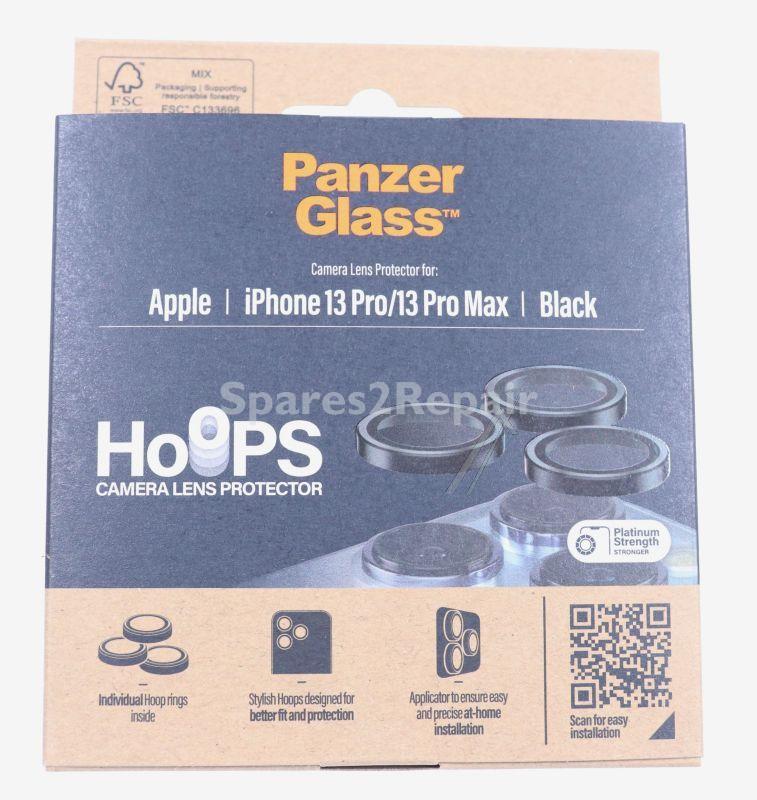 Panzerglass Display Protective Film - 1143 Panzerglass Hoops Camera Lens Protector For Iphone 13 Pro | 13 Pro Max | Black