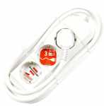 Brennenstuhl Three-way Trailing Socket - Eco-line Extension Lead 3-way , White, 3m