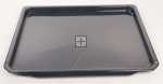 Tray - 219480475 C00977590 Black Enameled Deep Tray [Arcelik]