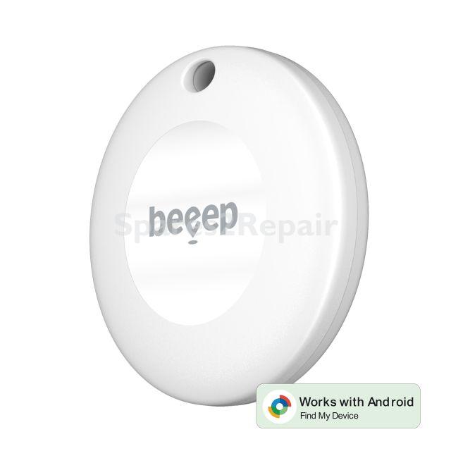 Beeep Smart Tracker - Beeep Betag Android Tracker White & Keychain White - 1 Pack - 80563