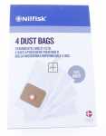 Nilfisk Vacuum Cleaner Bags - 107402336 4 Dustbag Multi