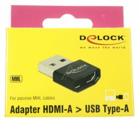 Delock Usb-adaptor - Adapter Hdmi-a Female > Usb Type-a Male Black