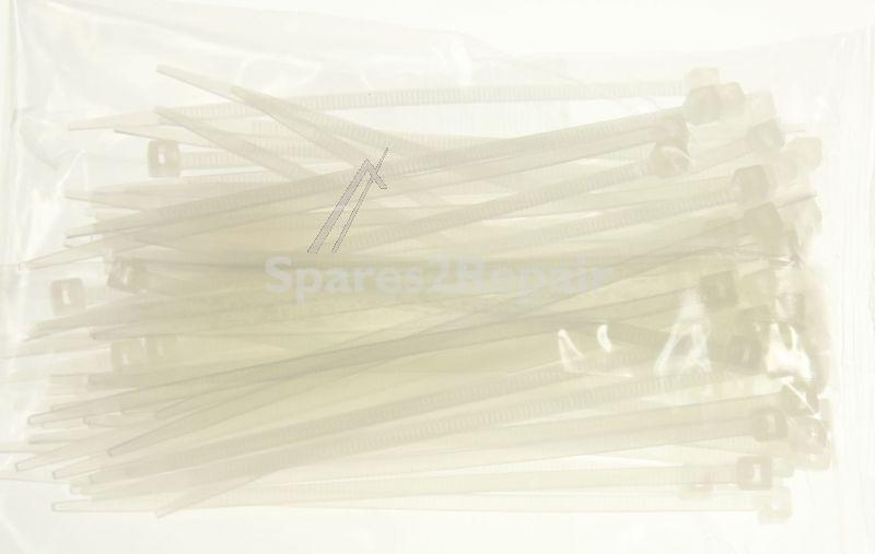 Auloc 100mm Cable Connector - Kb-100x2,5 Zip Cable Tie 100x2.5mm Natural 100pcs