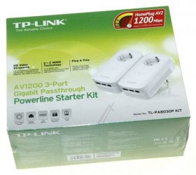 Tp Link Powerlan 1200mbit/s - Av1200 Powerlan-adapter, 1200mbit-s, Plug, Set