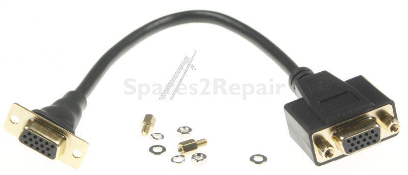 Inakustik Vga-plug Female - Premium Vga Douple Coupling Sub-d 15p. (f)  (f), 25 Cm