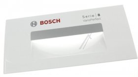 Handle - 12004086 Tray Handle-dispenser - Bo Line White-silver Printing Flam [Bosch Siemens]