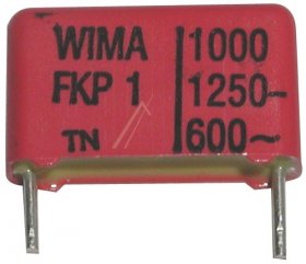 Wima Fkp1 Pulse Capacitor - 1000pf-1250v Fkp1-impulskondensator Rm=15 -rohs-konform-