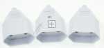 Bachmann Euro Coupler - Euro-socket White, 3 Pcs