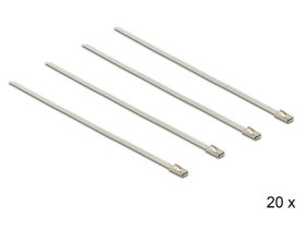 Delock Cable Ties - Cable Ties Stainless Steel L 200 X W 4.6 Mm 20 Pieces