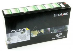 Lexmark Toner Cartridge - 0c734a1yg C734a1yg Lexmark R-toner Yellow C734-c736 6k X734-x736-x738