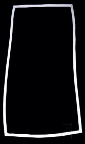 Refrigerator Door Seal - 50059176003 Seal Magnet White Fridge [Electrolux Aeg]
