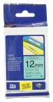 Brother Colour Cartridge - Tze731 Label Tape Brother Black-green 12mm-8m Laminated