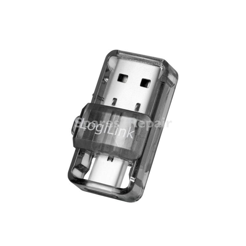 Logilink Dongle Bluetooth - Bluetooth 5.0 Adapter, Usb 3.2, Usb-a Und Usb-c