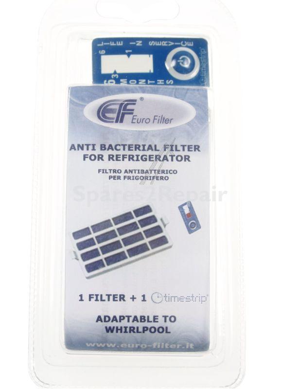 Eurofilter Odour Filter For Refrigerators - Wf119 Anti-bacterial Micro Filter For Refrigerator With Timestrip