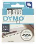 Dymo Colour Cartridge - S0720670 Label Tape Black On Transparent 9mm-7m Dymo D1 Tape