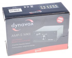 Dynavox Audio-switchbox - Amp-s Mkii 2-> 1 Amplifier - Box Switch, Black