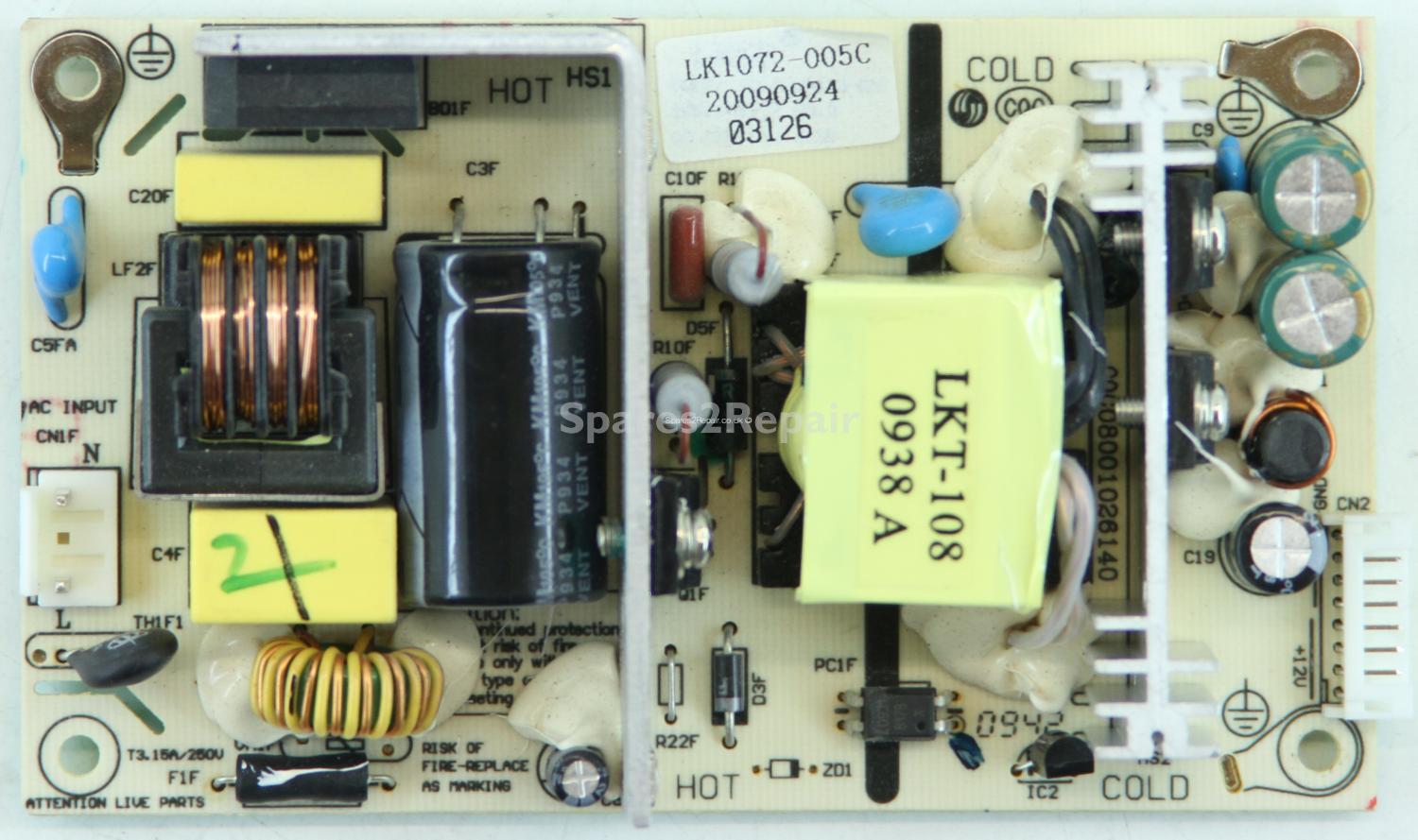 Goodmans LD2271D2 - PSU - LK1072-005C - 20090924 - 03126