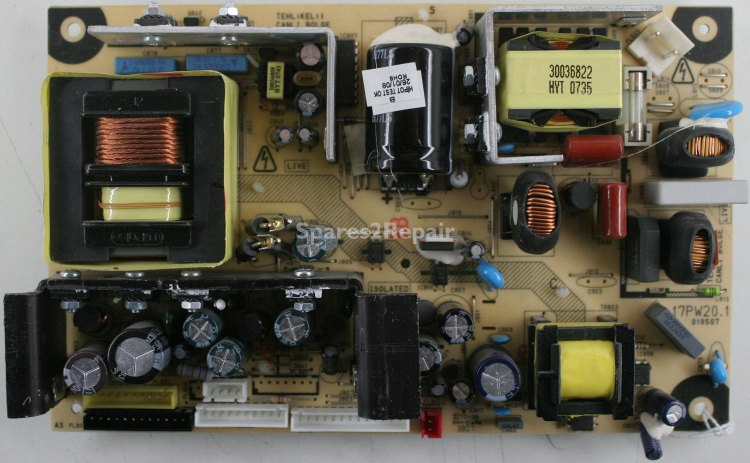 JVC LT-32DY8ZJ - PSU - 17PW20.1 - 010507