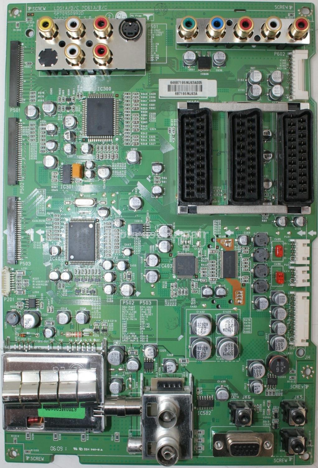 LG 42PC1D - Main AV - 68709S0992D - 060202 - 68719SMJ93A