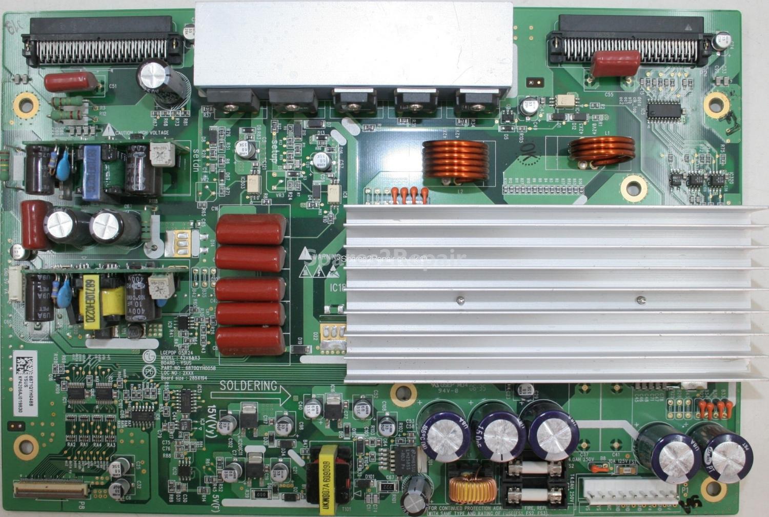LG 42PC1DV - YSUS - 6871QYH048B - 6870QYH005B - 42V8&X3 YSUS - PDP 051124