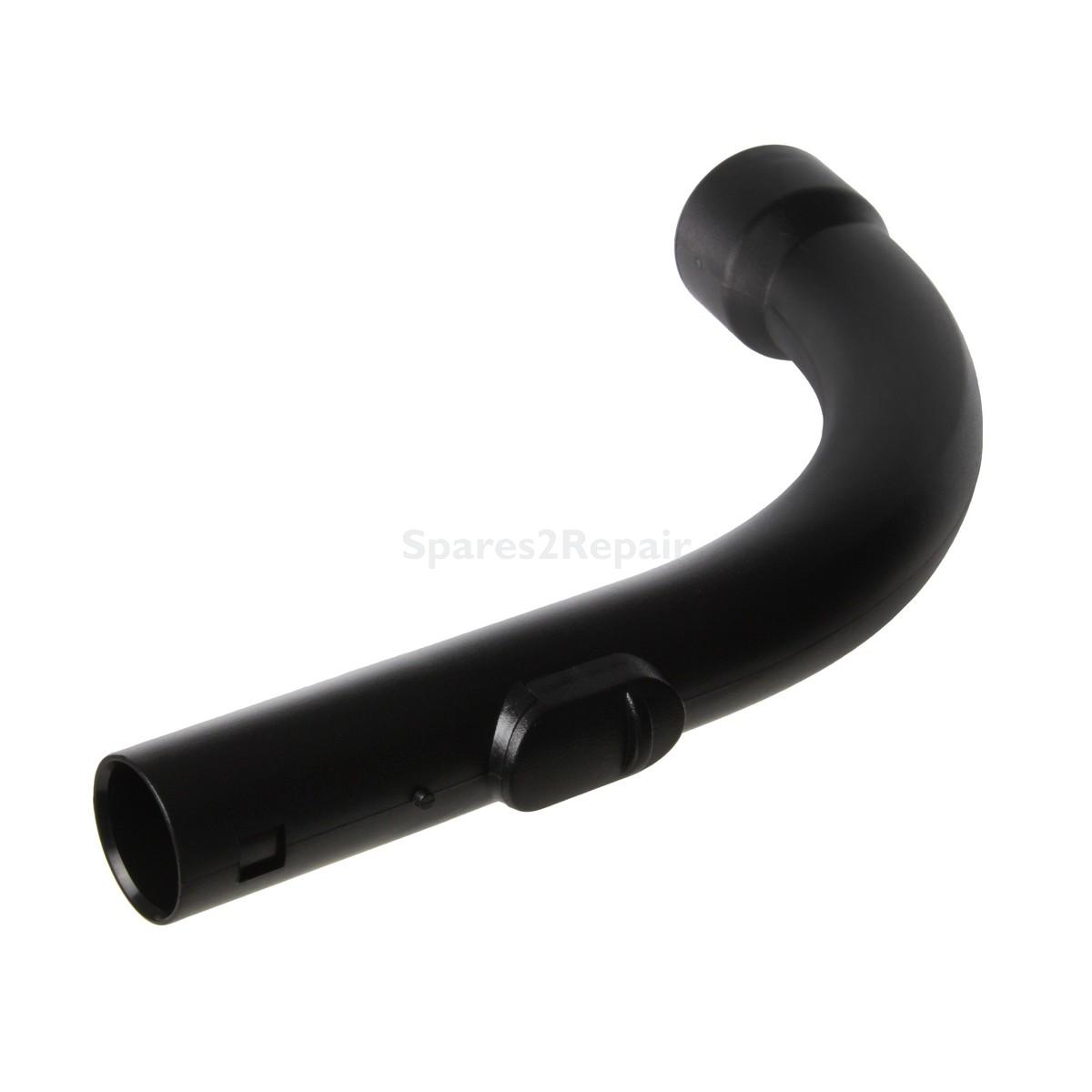 Compatible for Miele S500, S600, S700, S800, S2000, S4000, S5000, Classic C1, Complete C1, C2, C3 Series '2nd Type' Black Plastic Bent End (35mm)