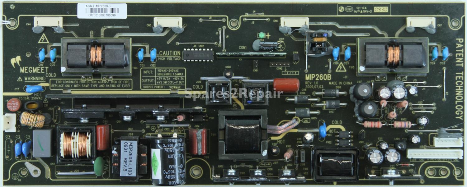 Matsui M26DIG19 - PSU - MIP260B - Rev 1.0 - MIP260B-H