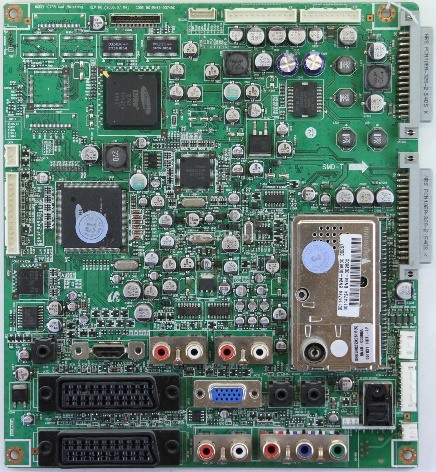 Samsung PS-50C7HD - Main AV - BN41-00745C - BN94-00960C - D73B AUDI-MUSTANG