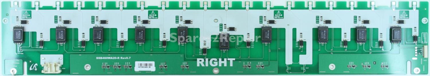 Sony KDL-46D3000 - Inverter RIGHT - SSB460WA20-R Rev0.7