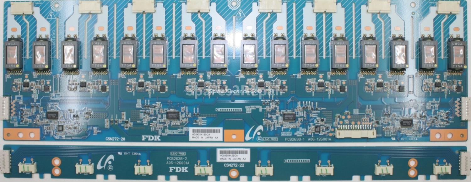 Sony KDL-S32A12U - Inverter - PCB2638-1 - A06-126001A - PCB2638-2 - A06-126001A