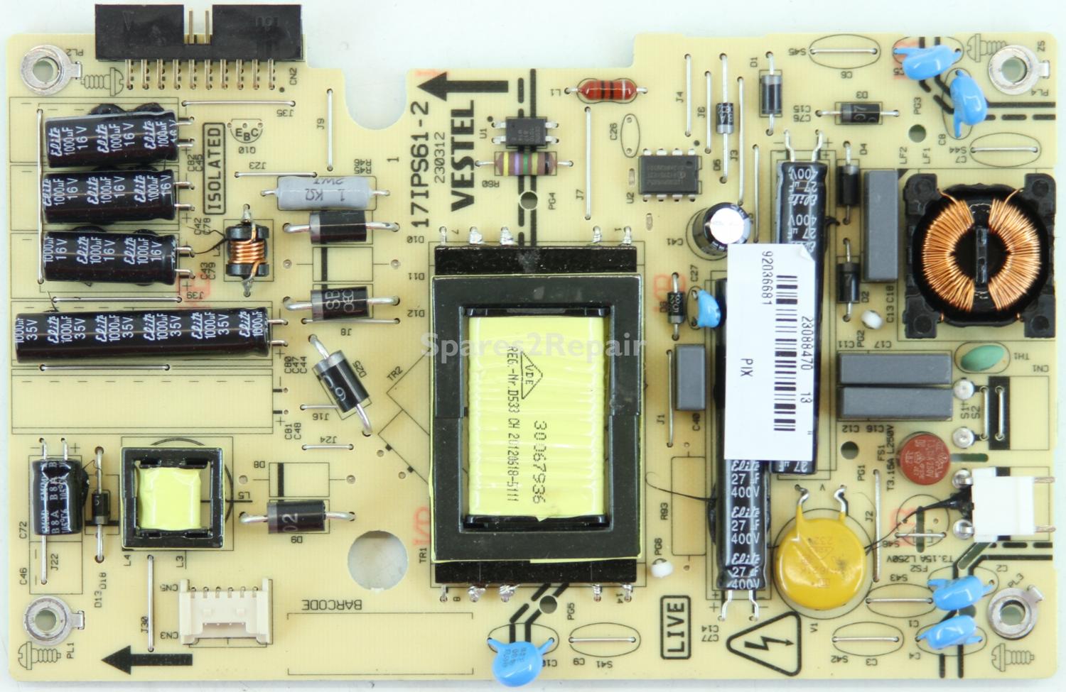 Toshiba 22L1334G - PSU - 23088470 - 17IPS61-2 - 230312